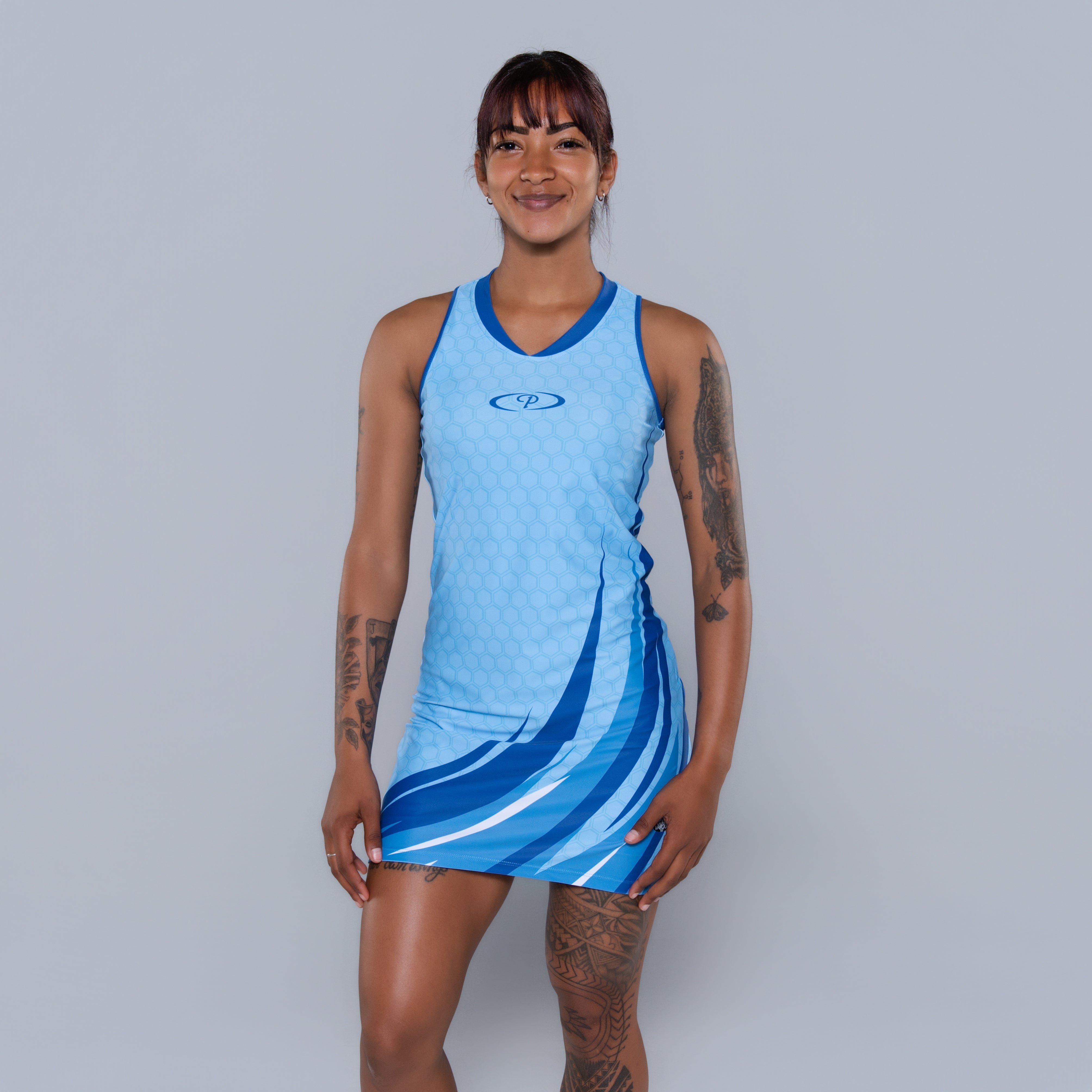 Ladies Jaguar Sublimated Netball Dresses