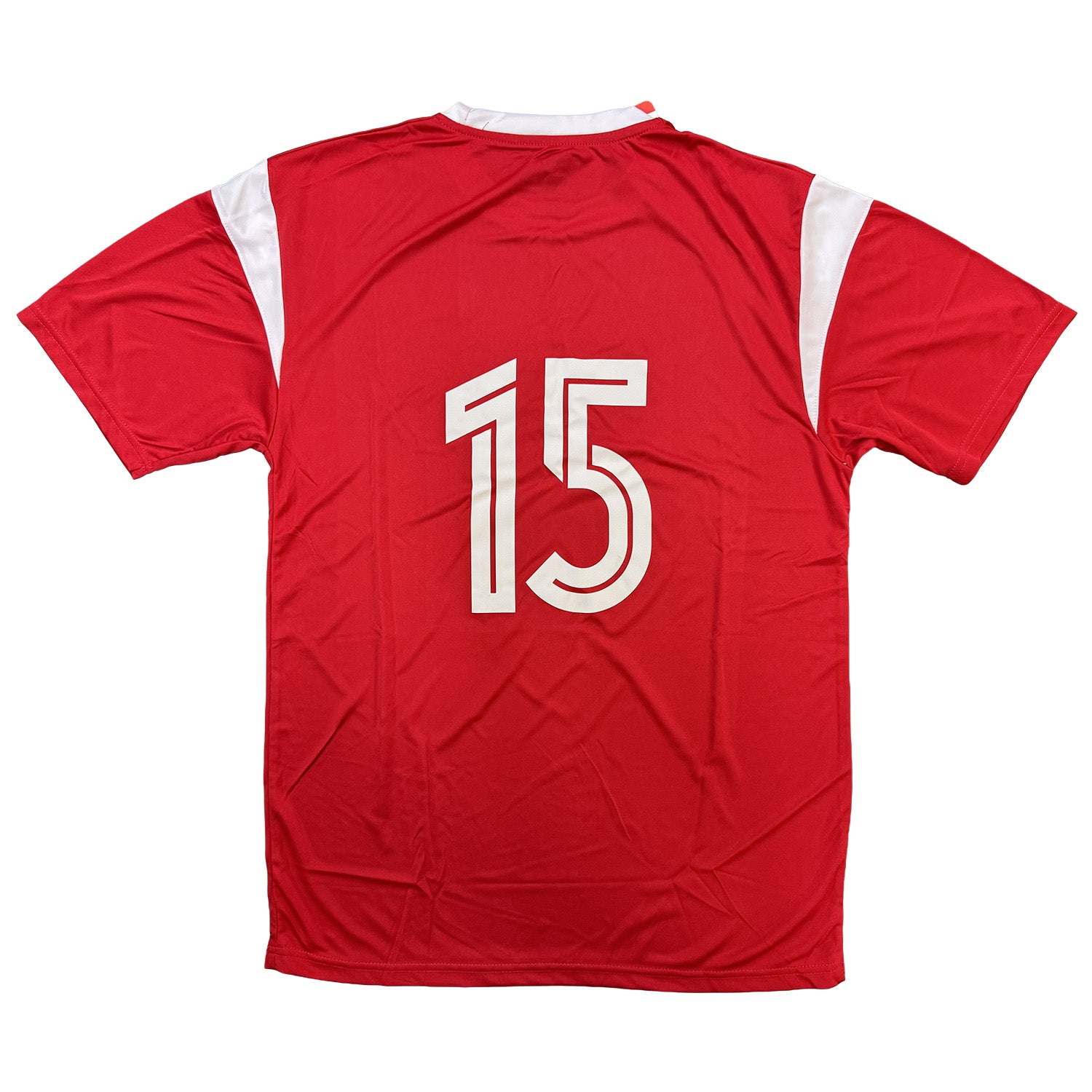 Printing of 23cm Numbers on Soccer Shirts 1-15