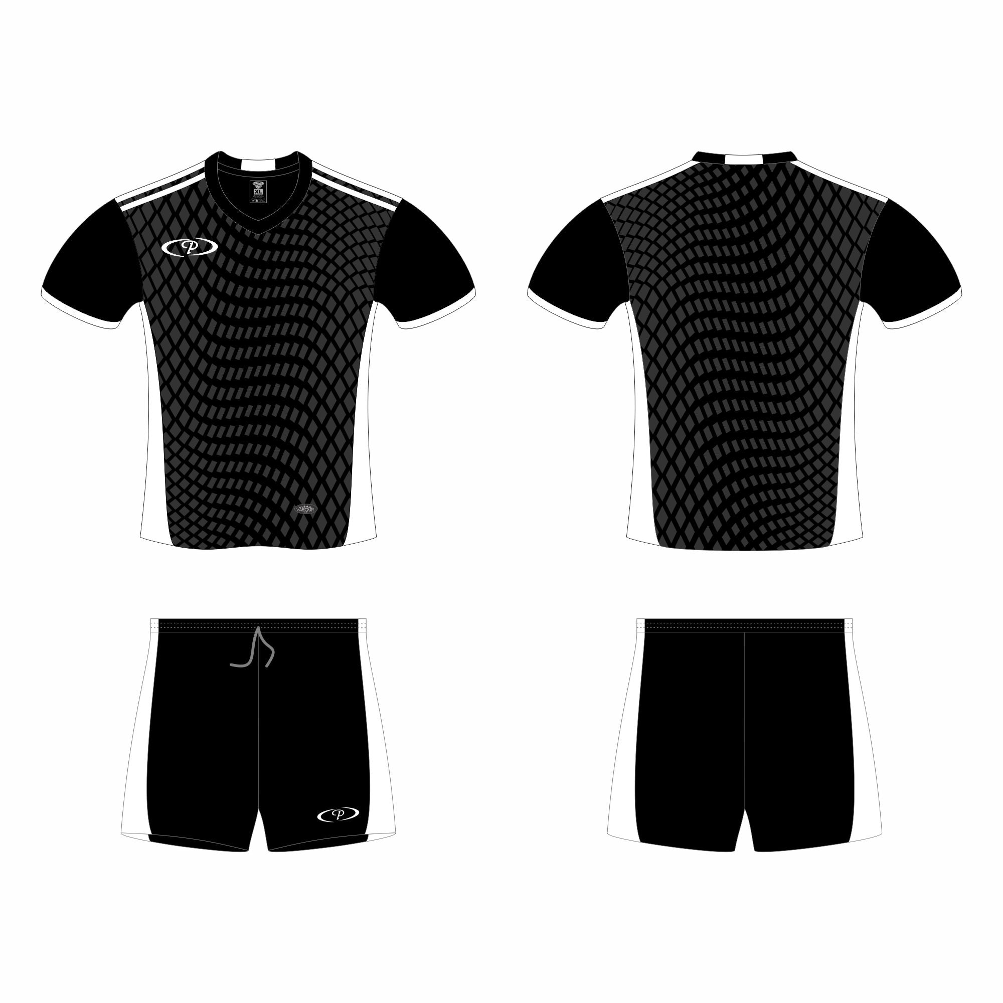 Mens Barcelona Soccer Tops and Shorts (Set of 14)