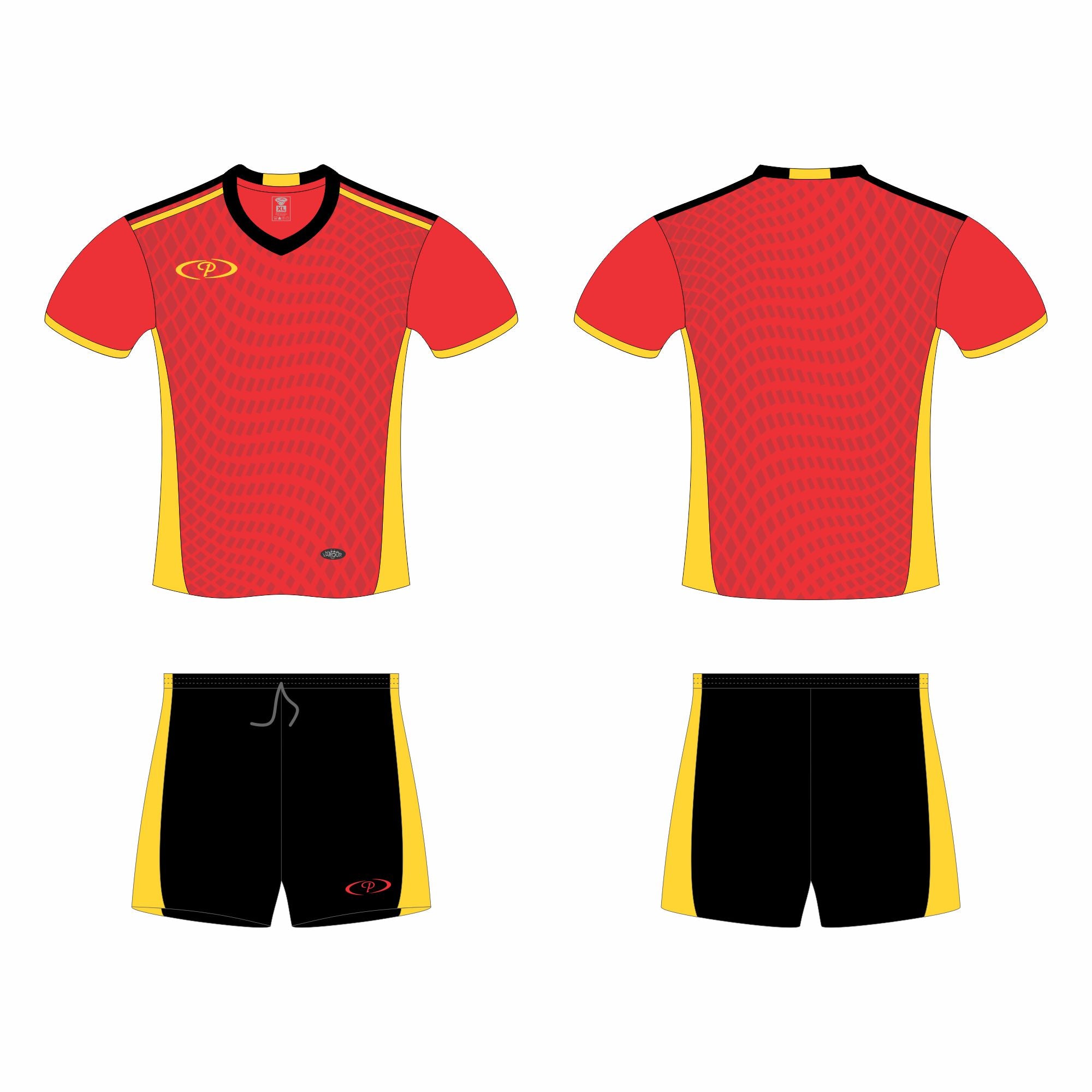 Mens Barcelona Soccer Tops and Shorts (Set of 14)