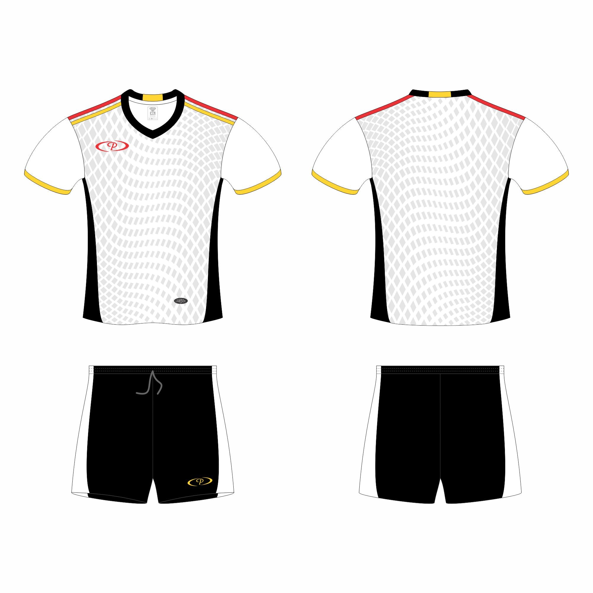 Mens Barcelona Soccer Tops and Shorts (Set of 14)