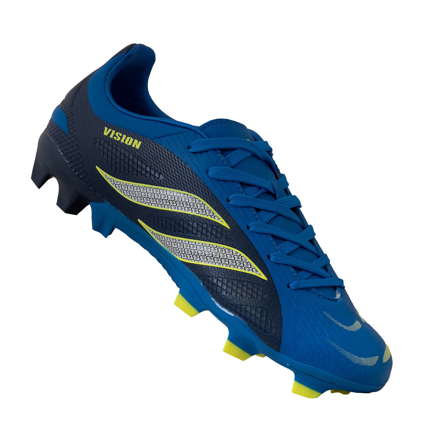 Youth Vision Soccer Boot Navy/Royal/Yellow