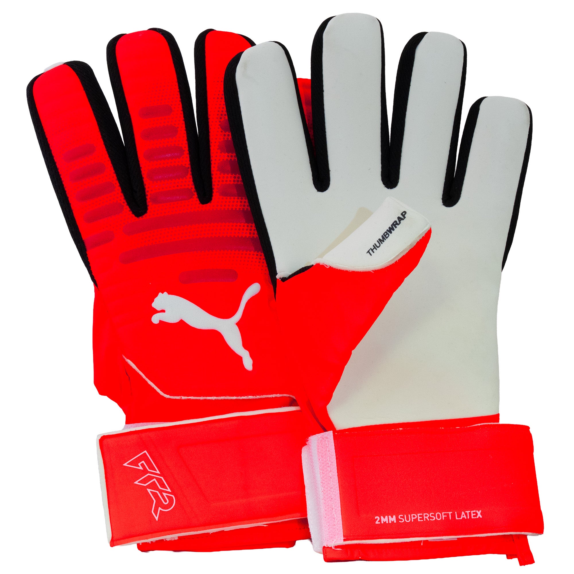 PUMA ULTRA PLAY GK GLOVE BLACK-GLOWING RED