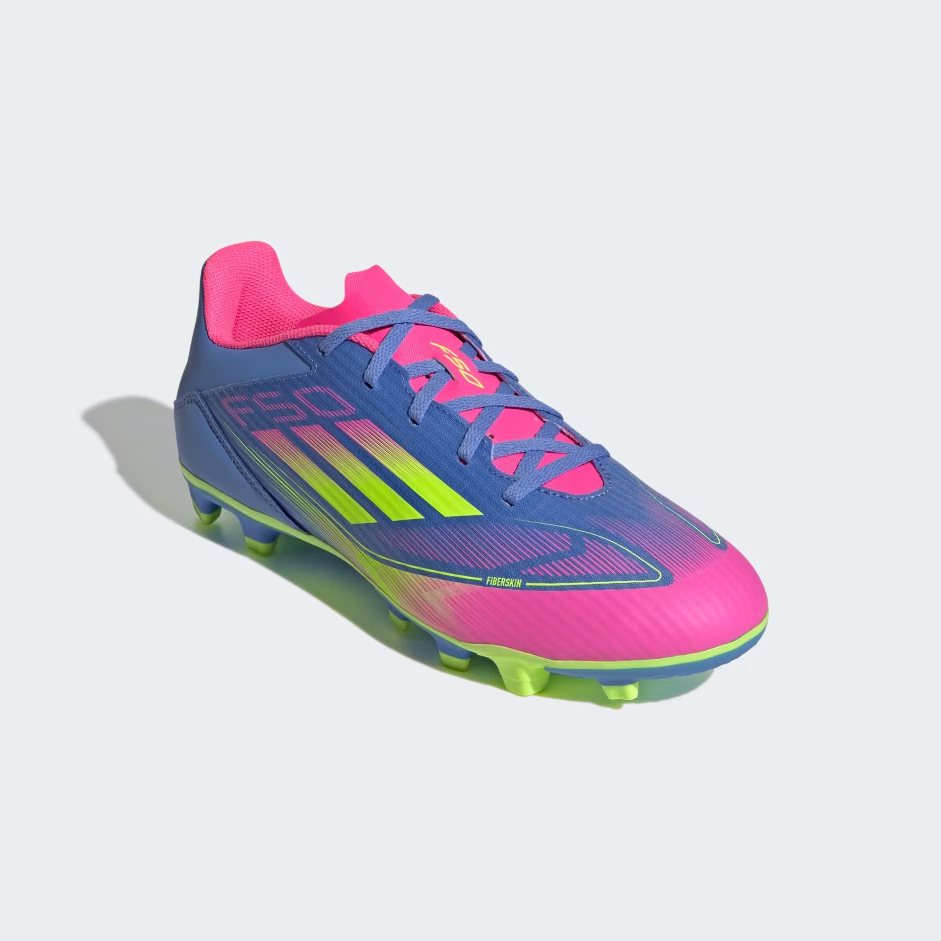 Adidas F50 Club FG/MG Boot Blue/Pink/Yellow