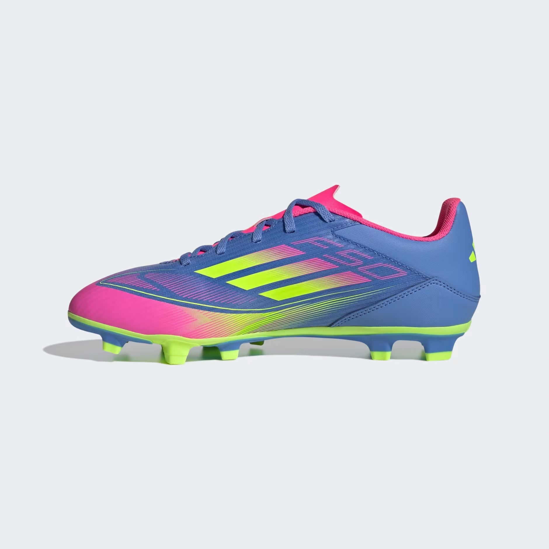 Adidas F50 Club FG/MG Boot Blue/Pink/Yellow