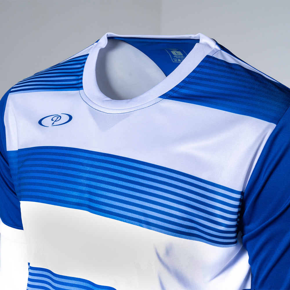 Mens Victoria Striped Soccer Tops and Shorts (Set of 14)