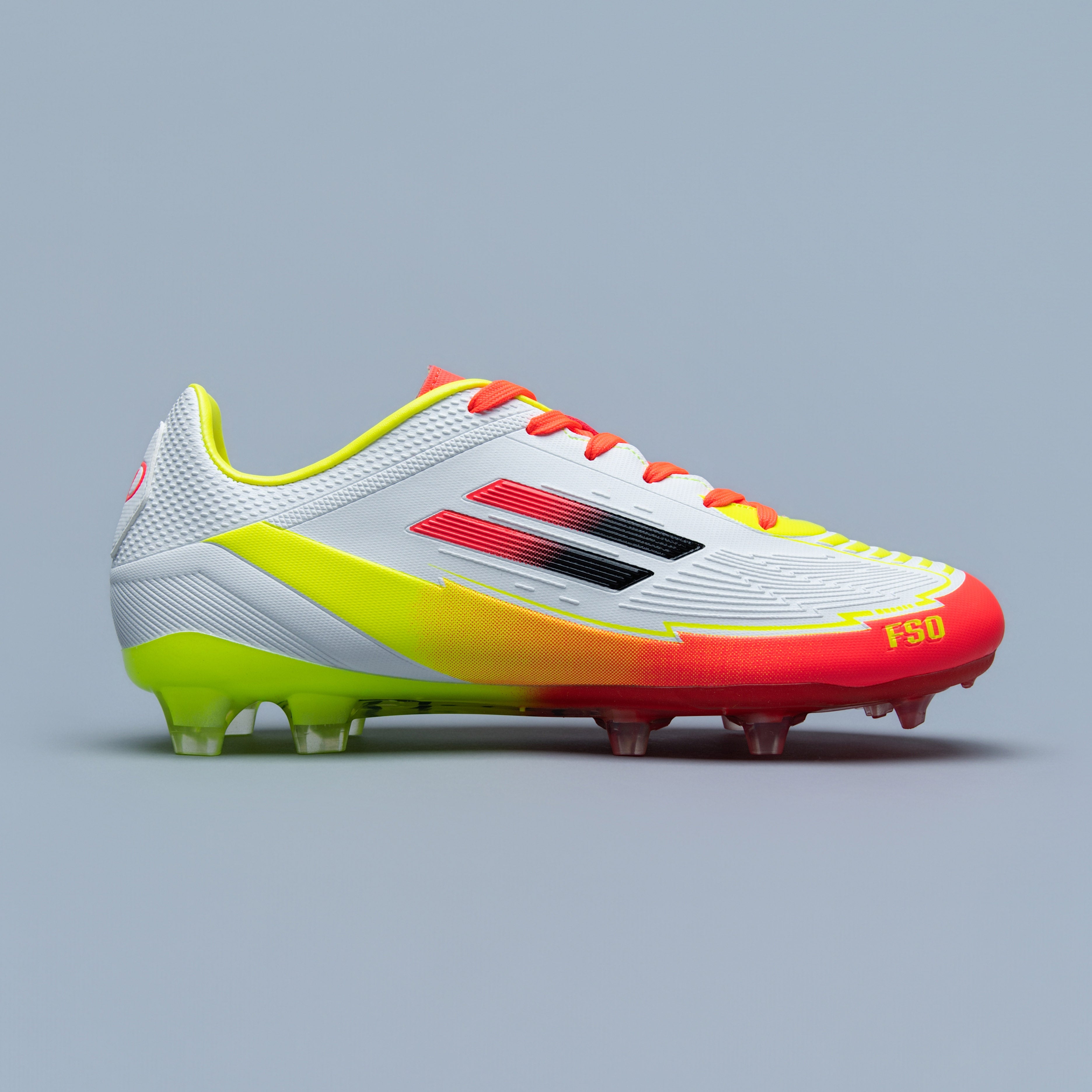 Mens FSO White/Yellow/Orange Soccer Boot