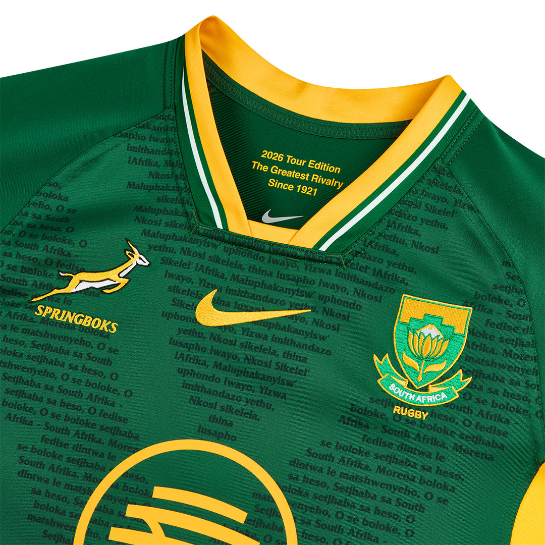 Springbok Men's Home 2026 Greatest Rivalry Stadium Jersey