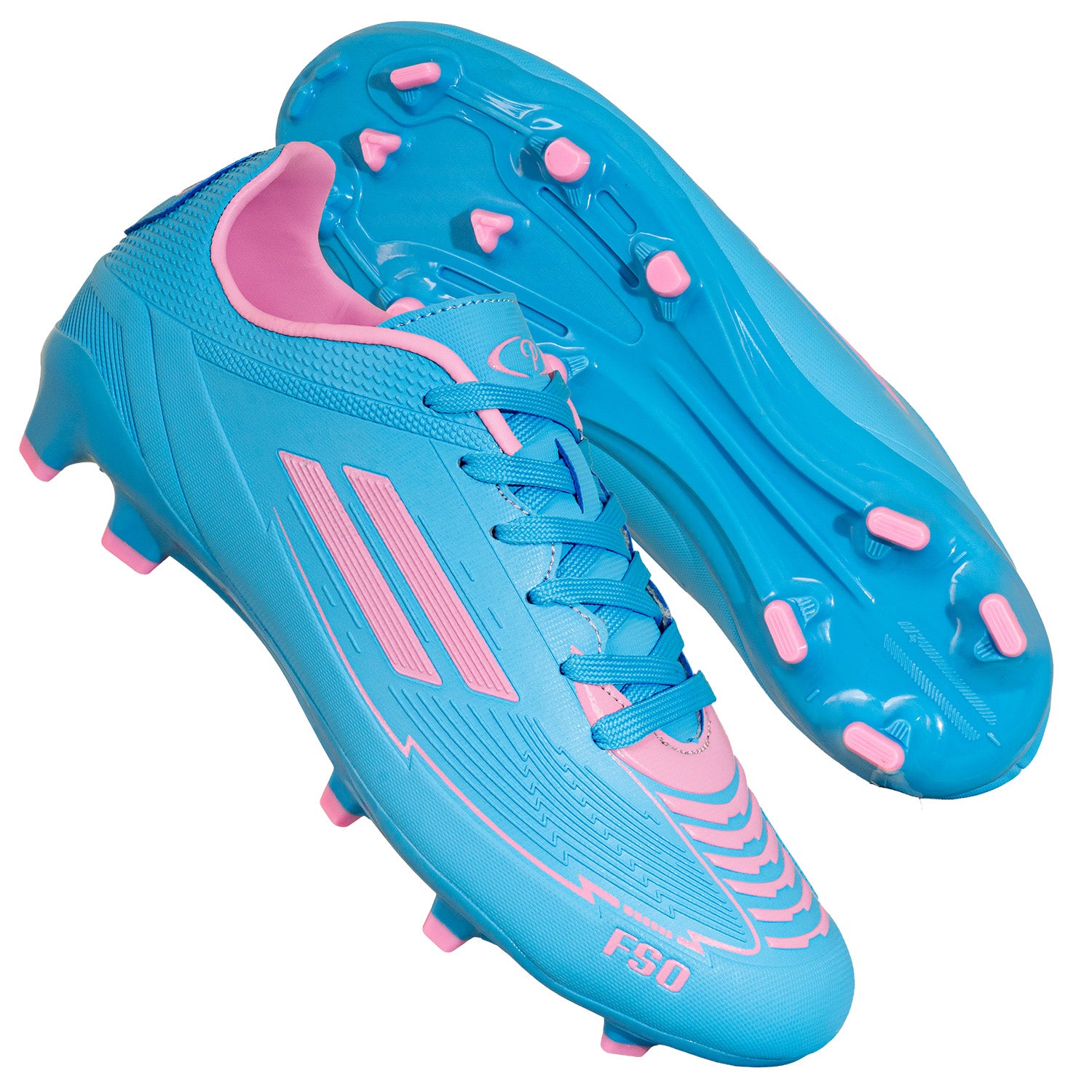 Youths FSO Blue/Lilac Soccer Boot