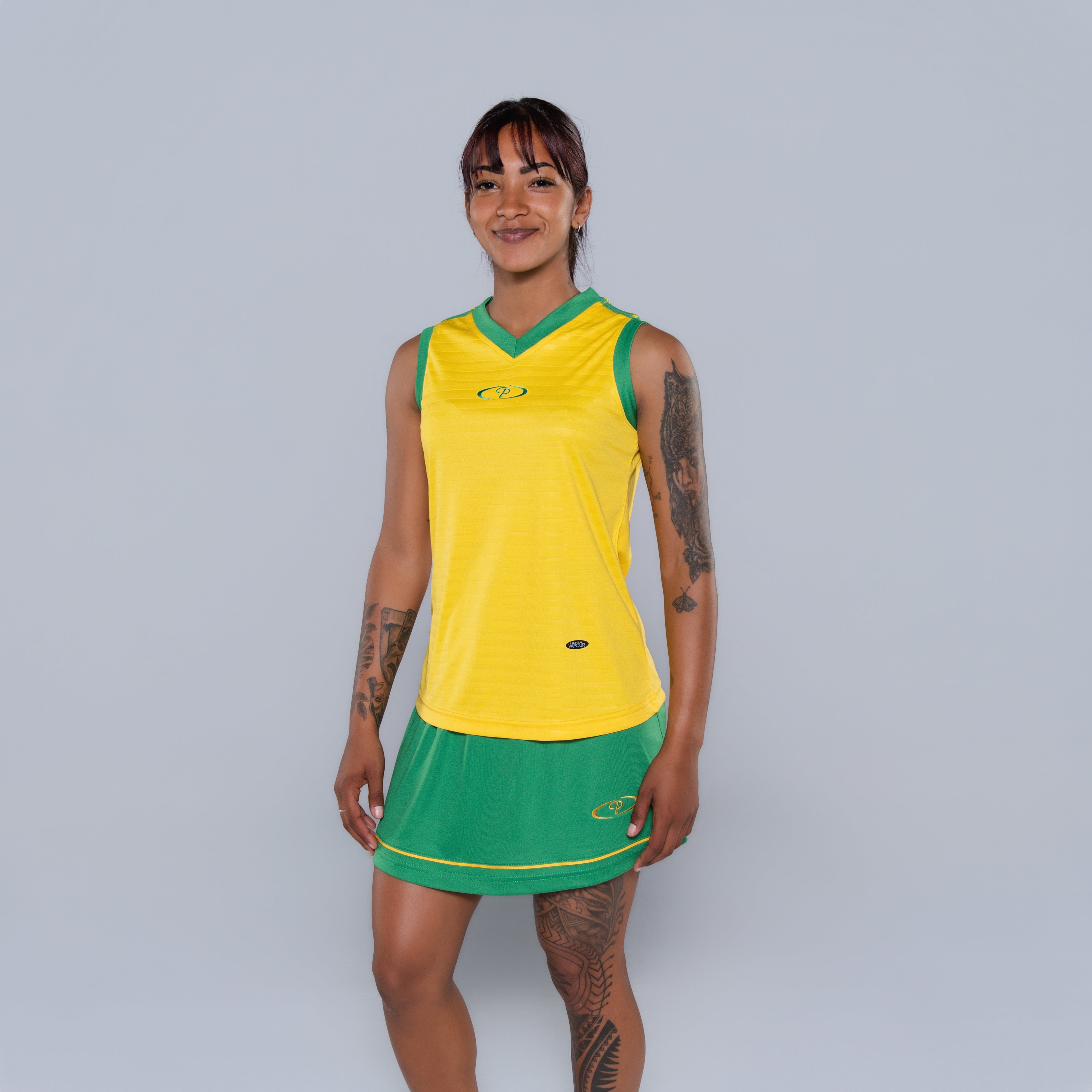 Ladies Brasil Netball Tops &amp; Skirts