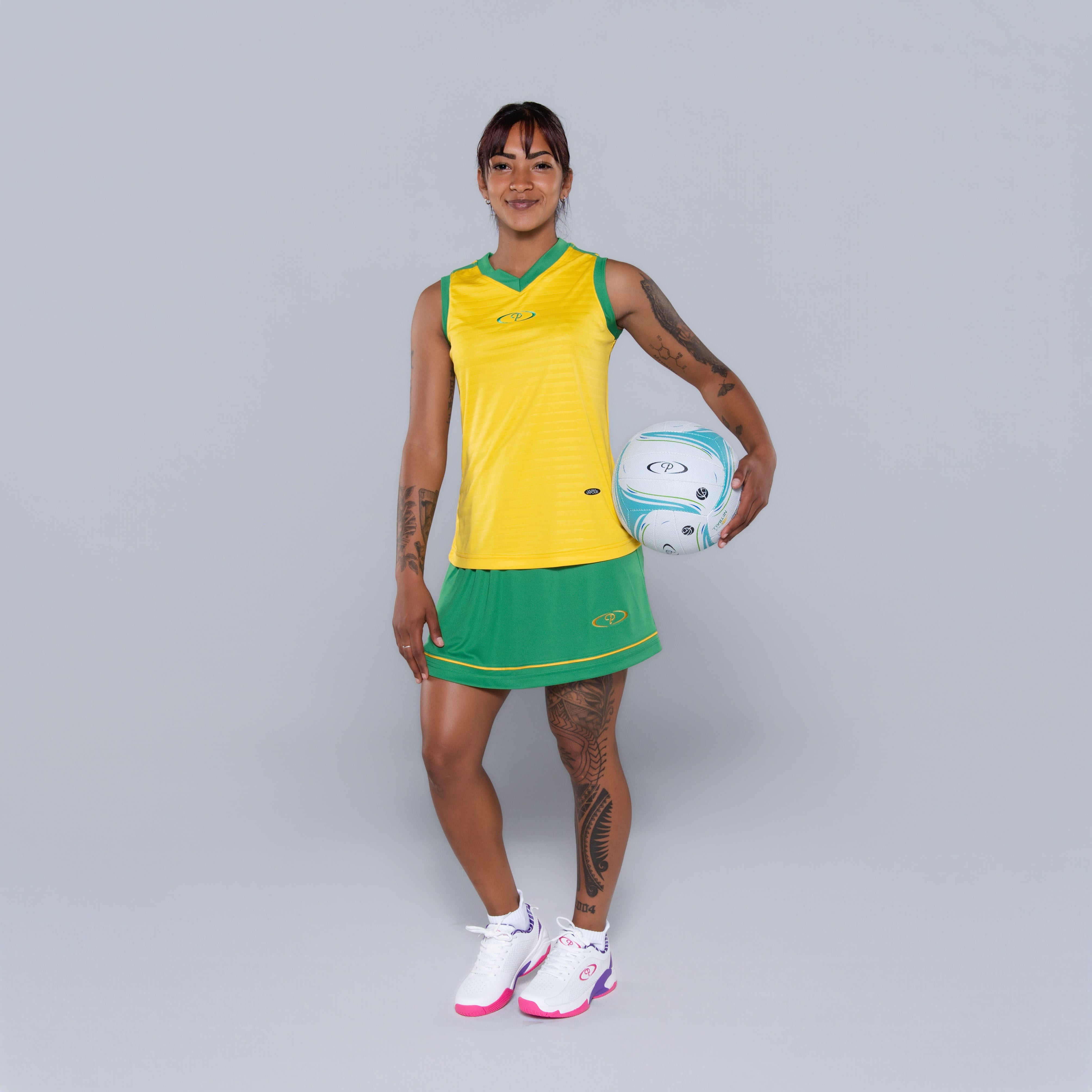 Ladies Brasil Netball Tops &amp; Skirts