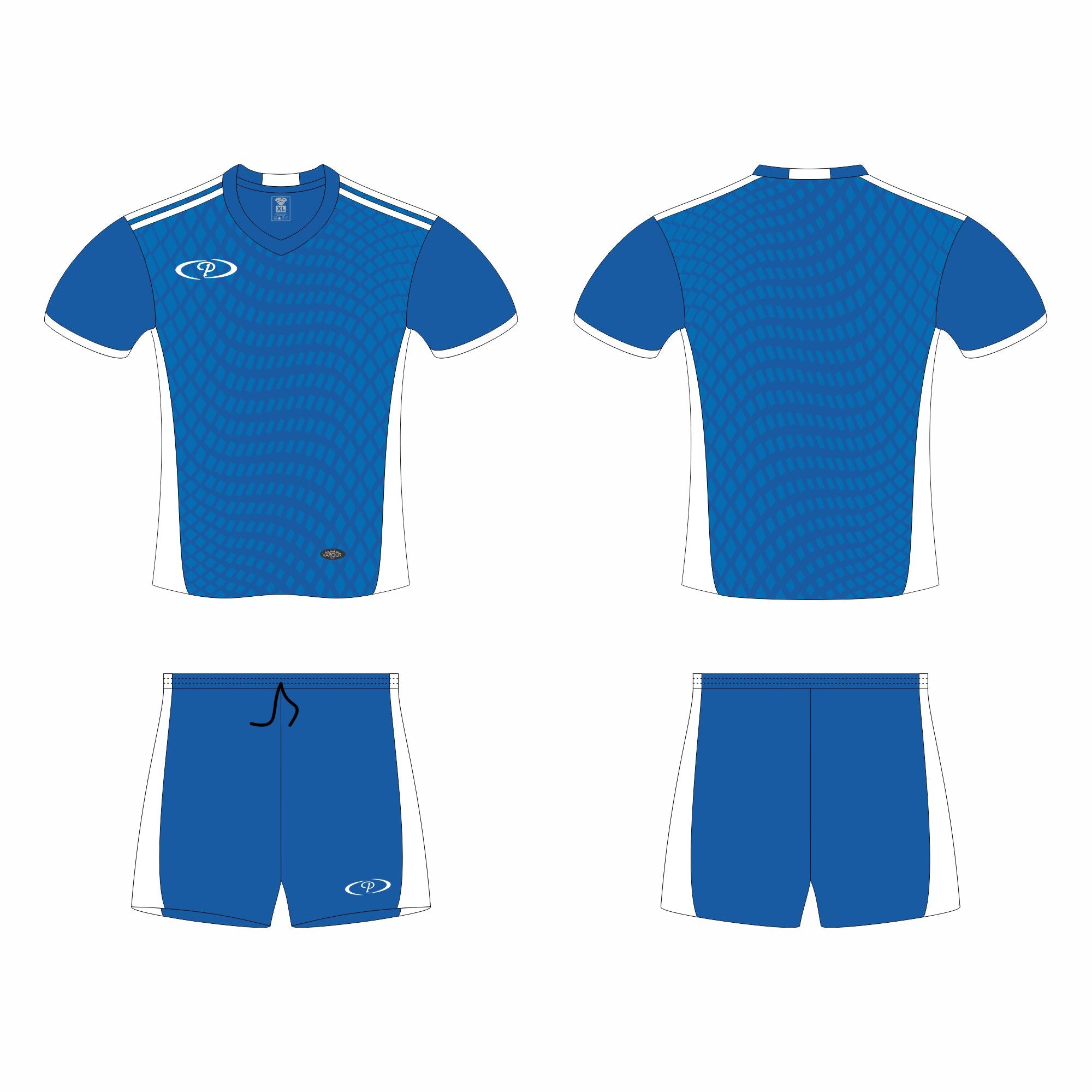 Mens Barcelona Soccer Tops and Shorts (Set of 14)