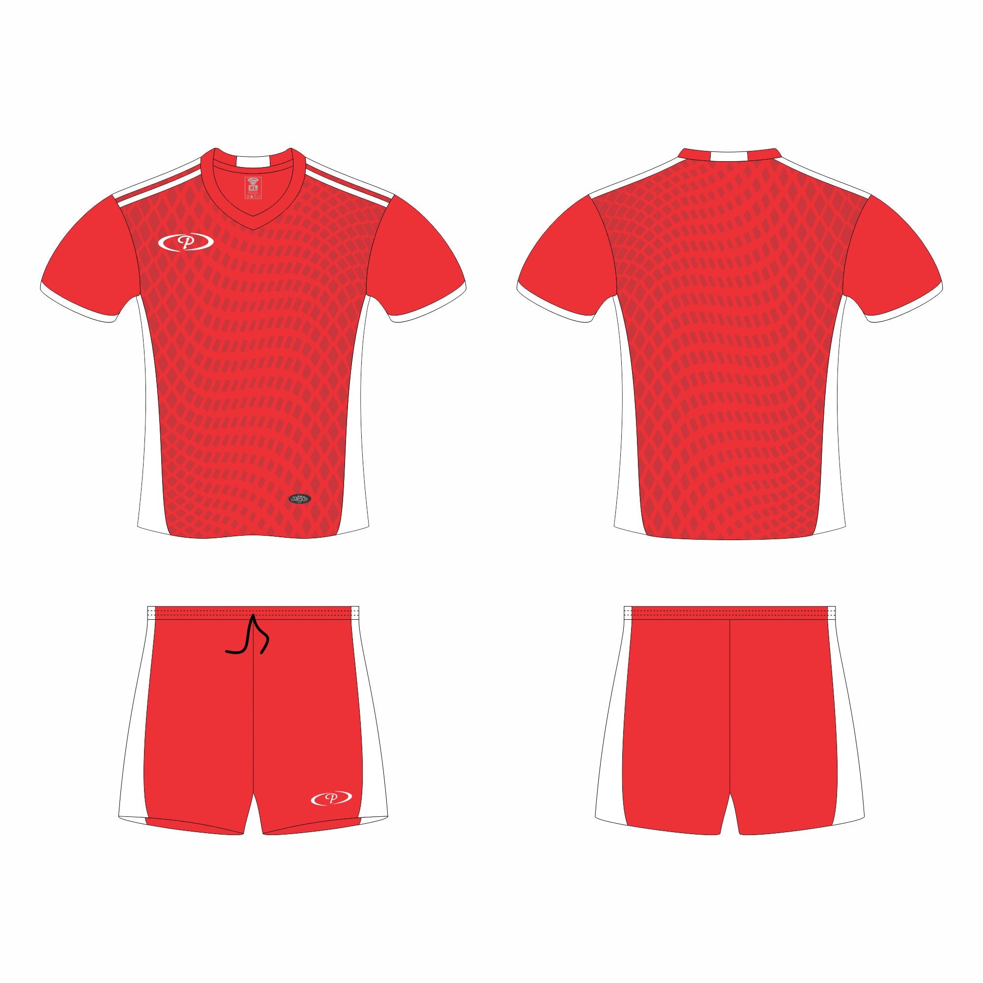 Mens Barcelona Soccer Tops and Shorts (Set of 14)