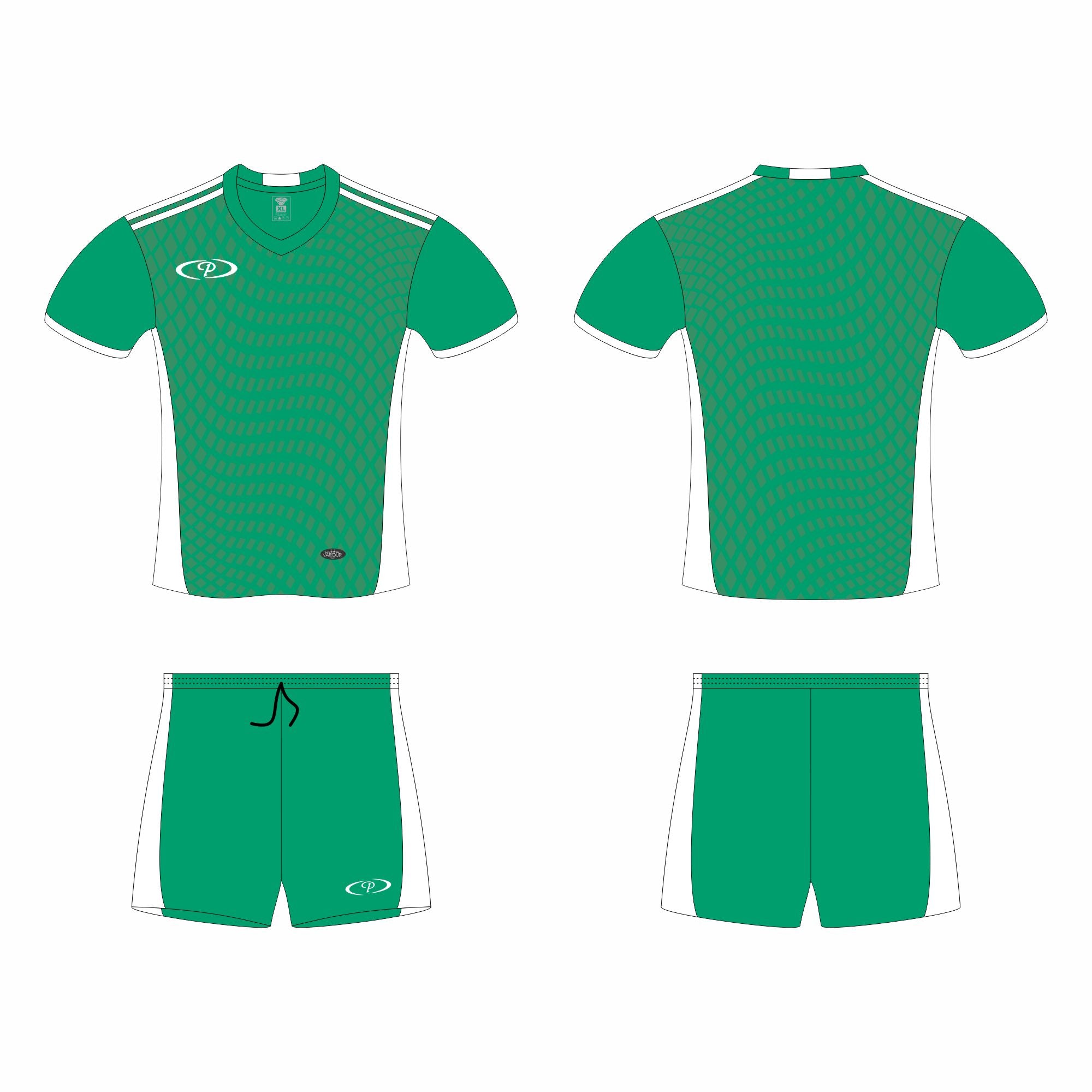 Mens Barcelona Soccer Tops and Shorts (Set of 14)