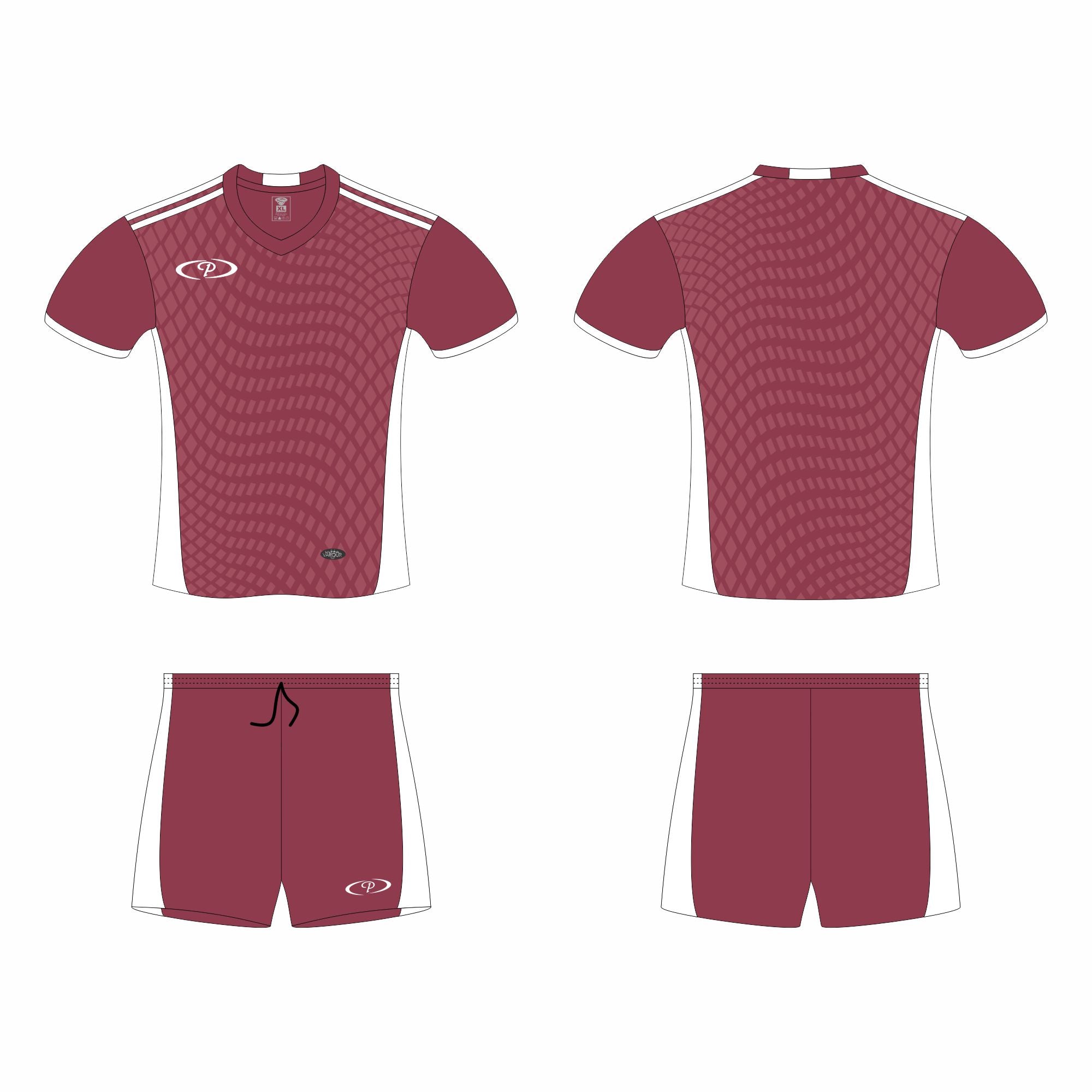 Mens Barcelona Soccer Tops and Shorts (Set of 14)