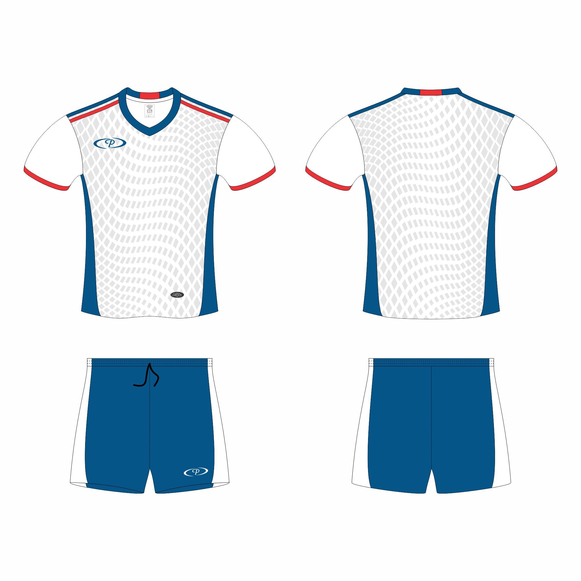 Mens Barcelona Soccer Tops and Shorts (Set of 14)