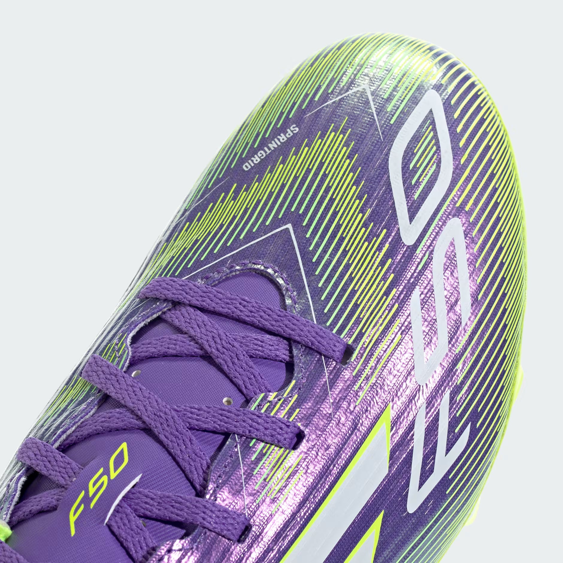 Adidas F50 Club FG/MG Boots Purple/Yellow