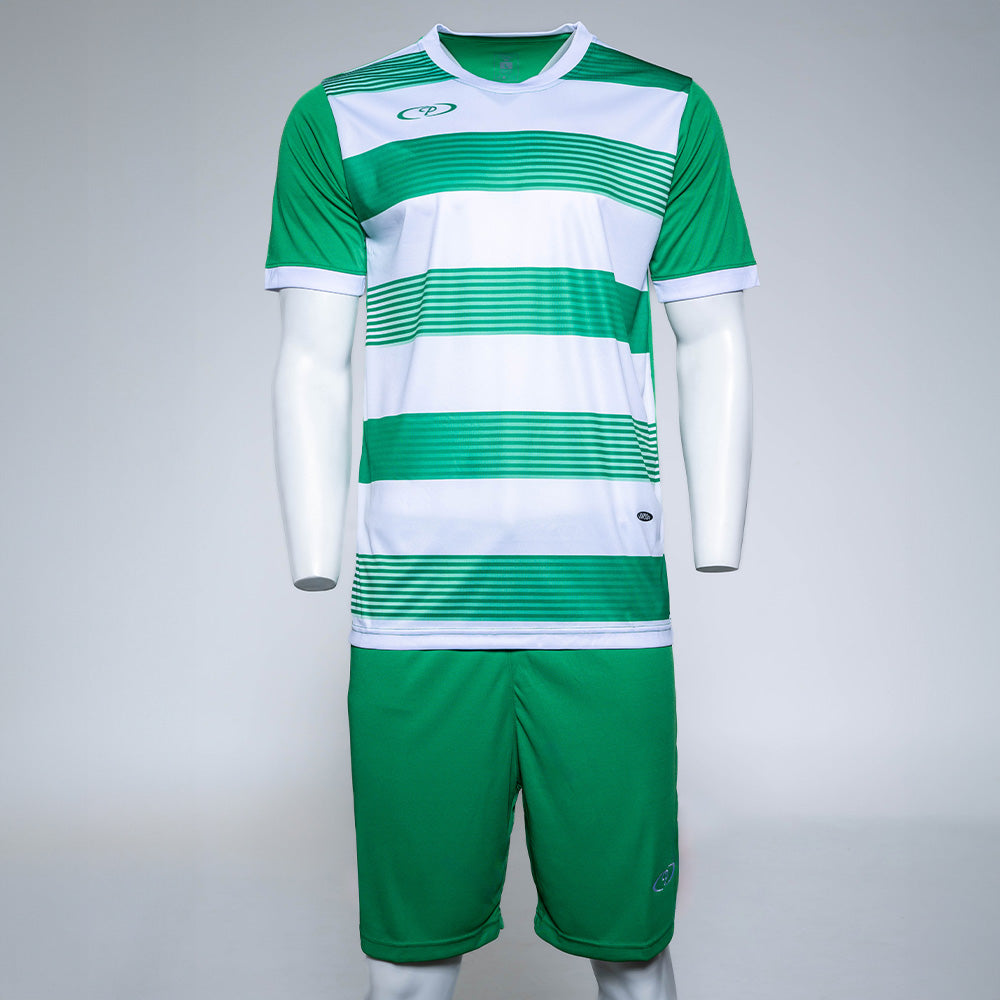 Mens Victoria Striped Soccer Tops and Shorts (Set of 14)