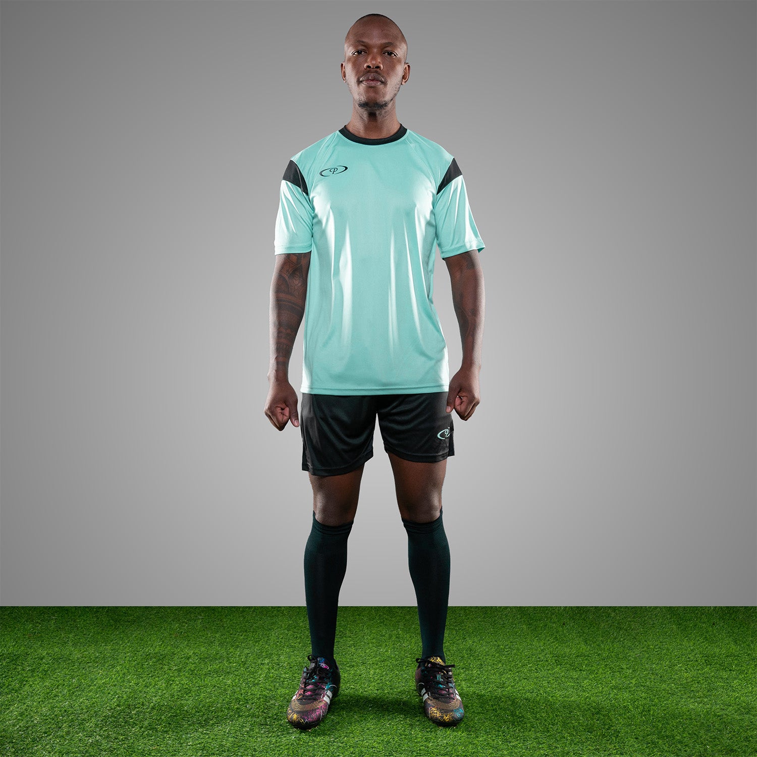Mens Liga Soccer Tops and Shorts (Set of 14)